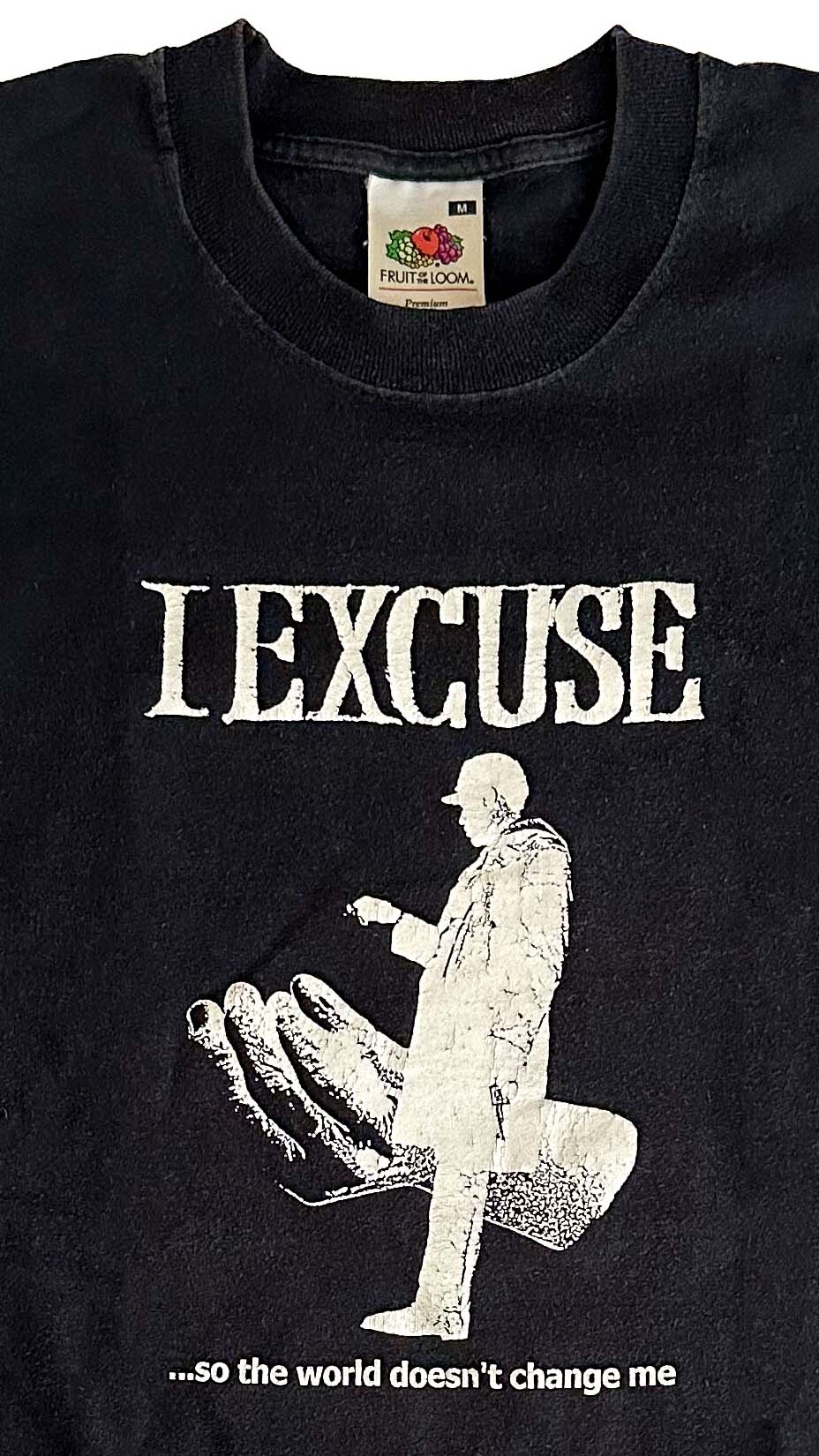 I Excuse t-shirt, black, M