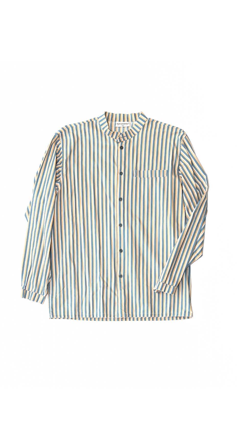 Marimekko Made in Finland Band Collar Shirt, 40