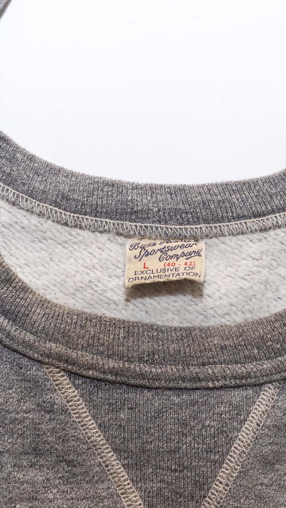 Buzz Rickson's Anniversary Sweatshirt, Grey, L