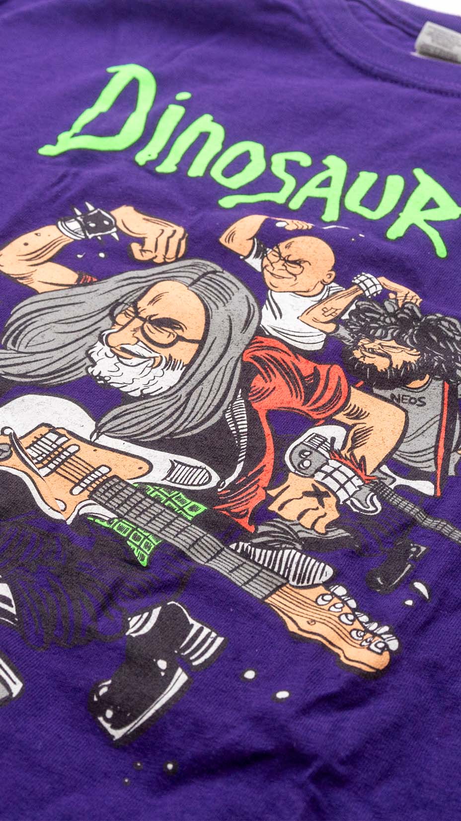 Dinosaur Jr. "Crew 2020" T-Shirt, limited edition, Purple, L