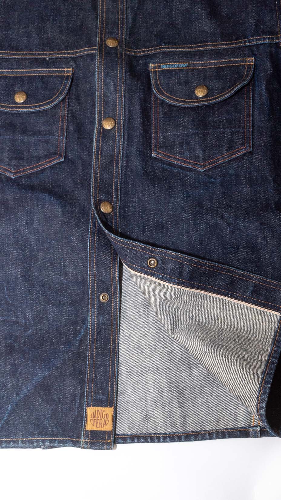 Indigofera Fargo Shirt Jacket, M