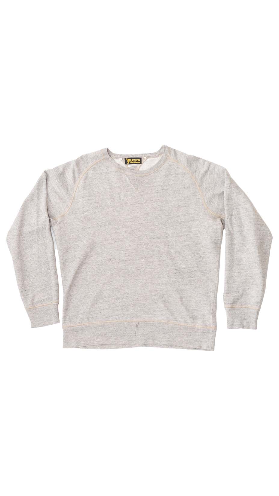 LVC Levi's Vintage Clothing Sportswear College Shirt, Grey, M