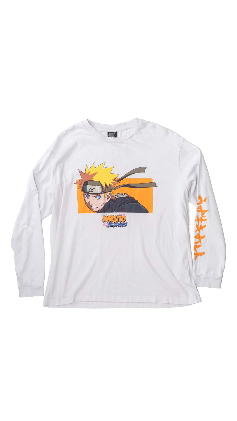 Naruto Shippuden, Long Sleeve T-Shirt, White, XXL