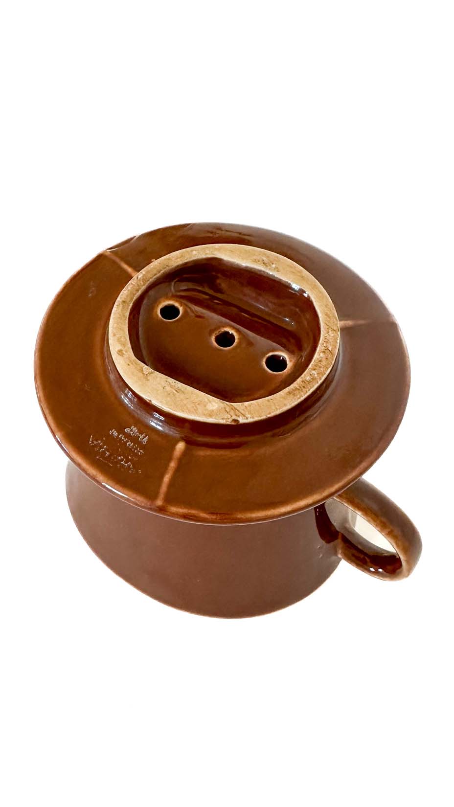 Arabia, Vintage Coffee Dripper, Brown, Small