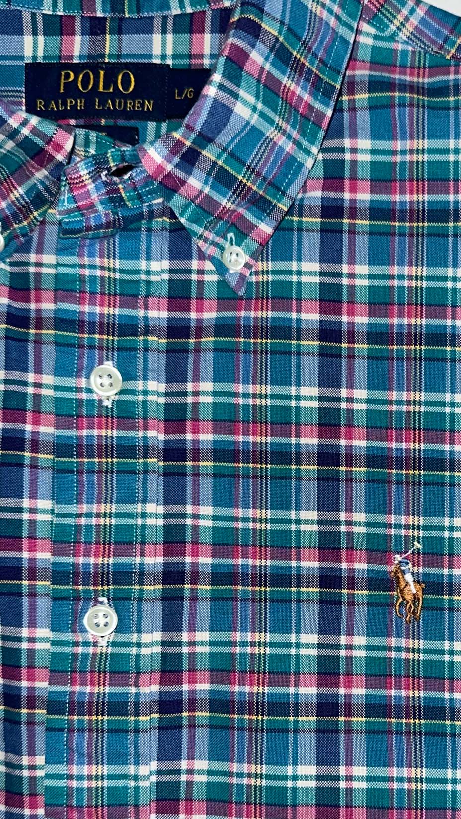 Polo Ralph Lauren — Colorful Oxford Shirt, L