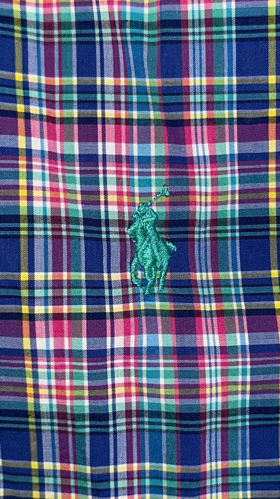Polo Ralph Lauren — colorful oxford shirt, XXL