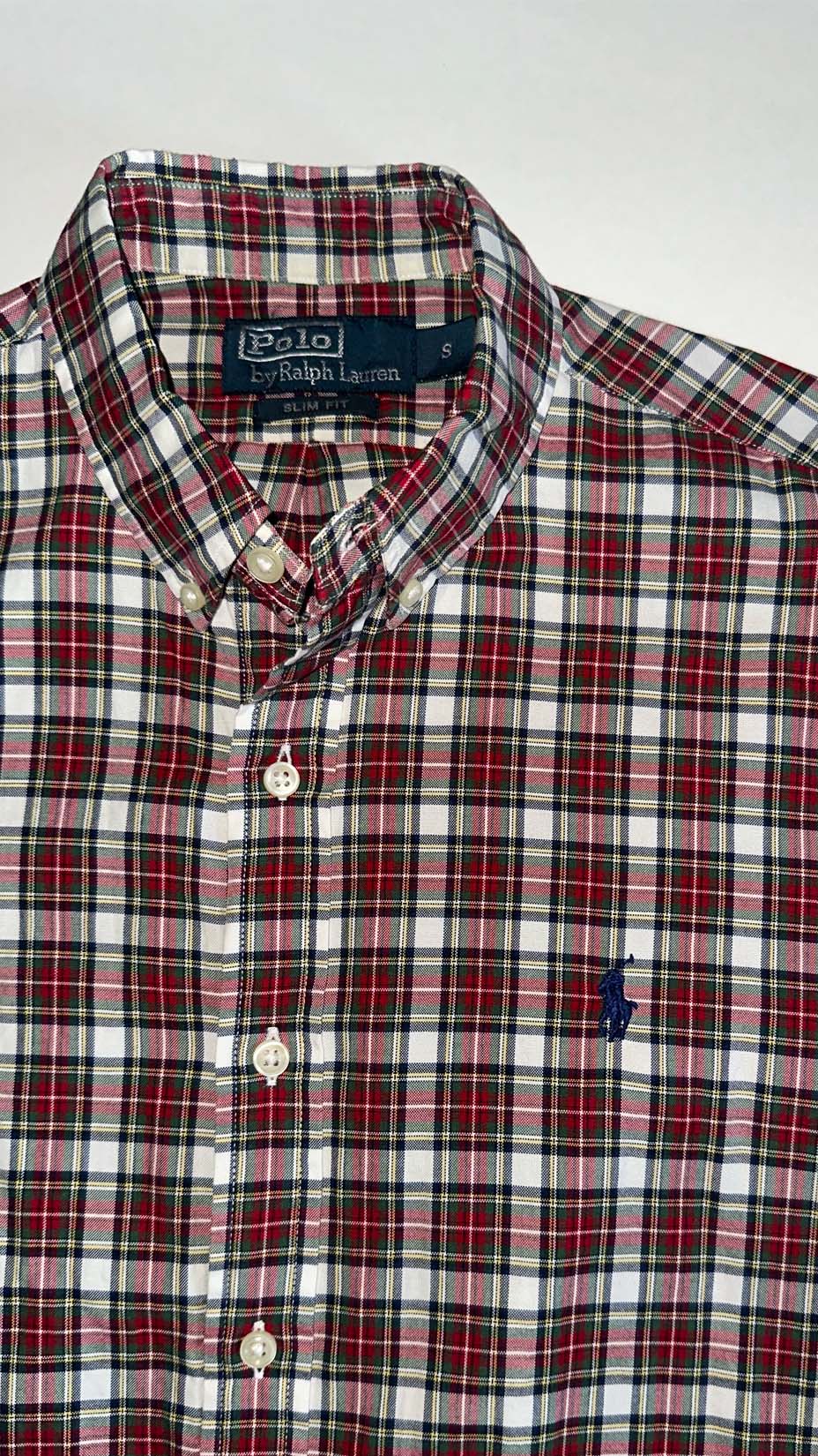 Polo Ralph Lauren — Red/White/Blue Plaid Shirt, S