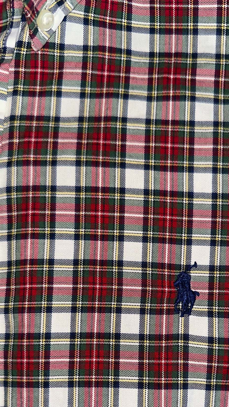 Polo Ralph Lauren — Red/White/Blue Plaid Shirt, S