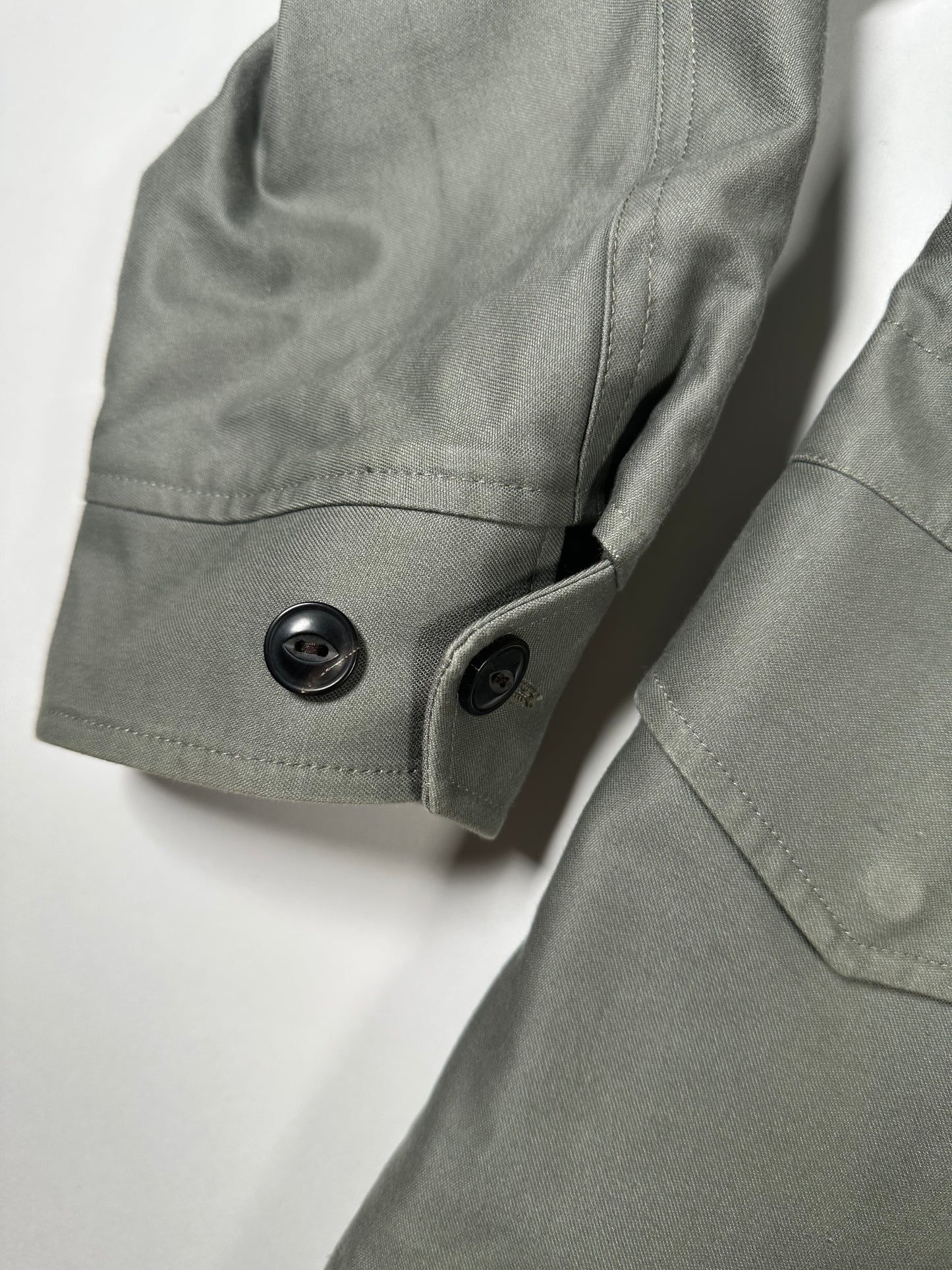Indigofera Amhearst M-51 Jacket, Bell Sateen, Green, M
