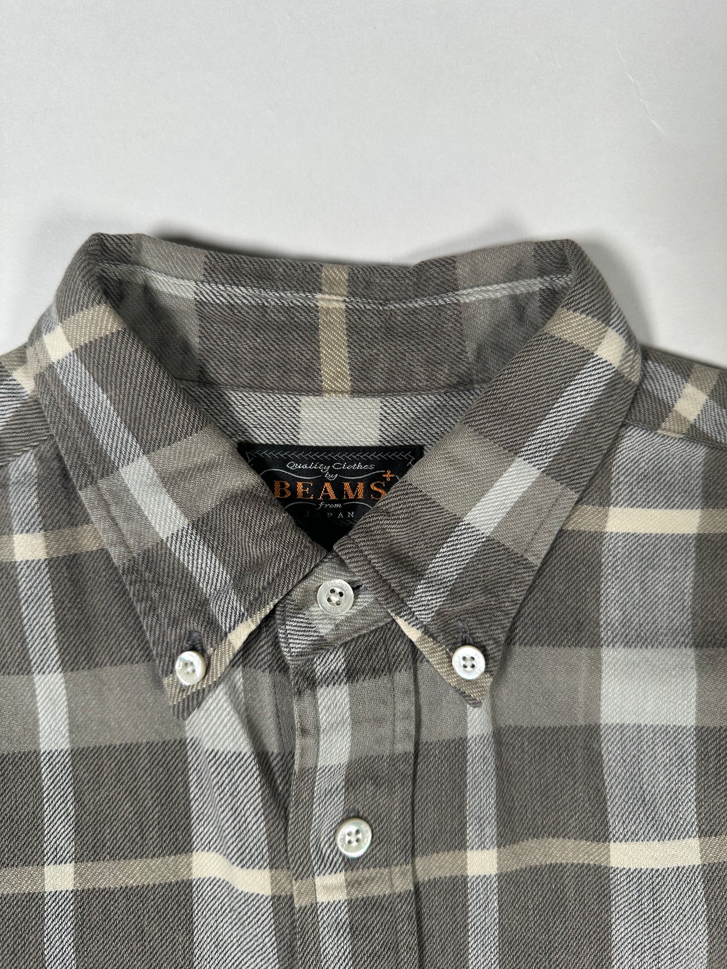 Beams+, Oxford flannel, Made in Japan, M