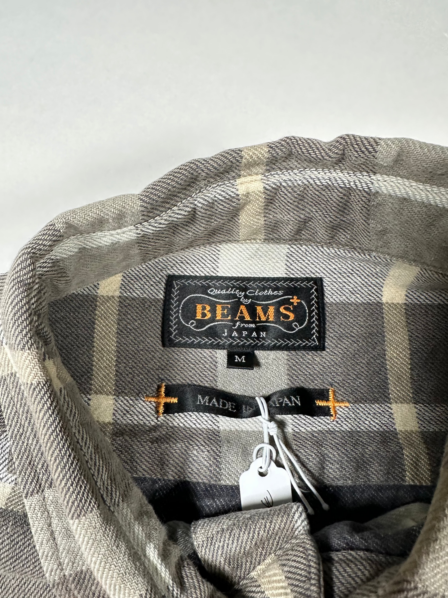 Beams+, Oxford flannel, Made in Japan, M