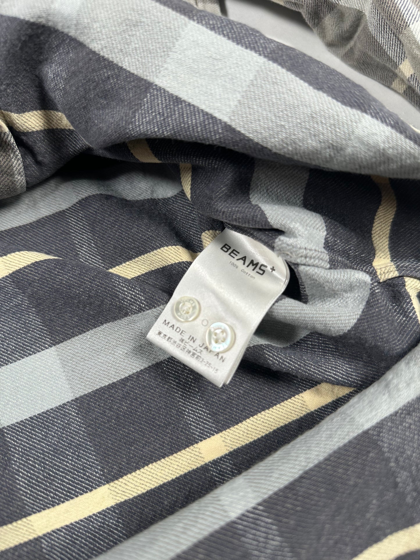 Beams+, Oxford flannel, Made in Japan, M