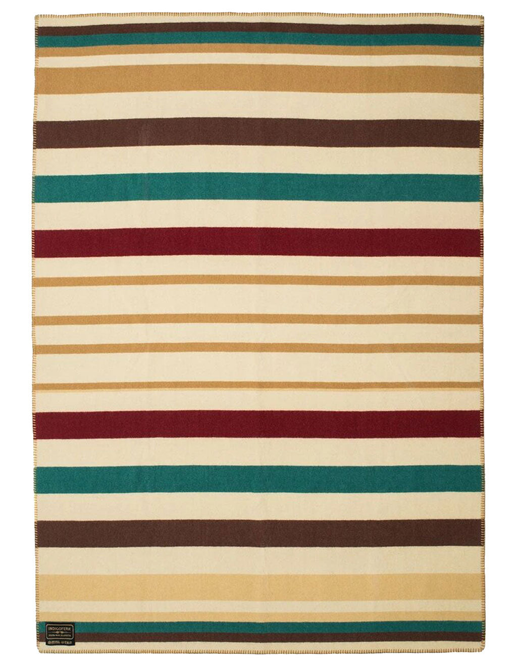 Indigofera, Scioto, Wool Blanket