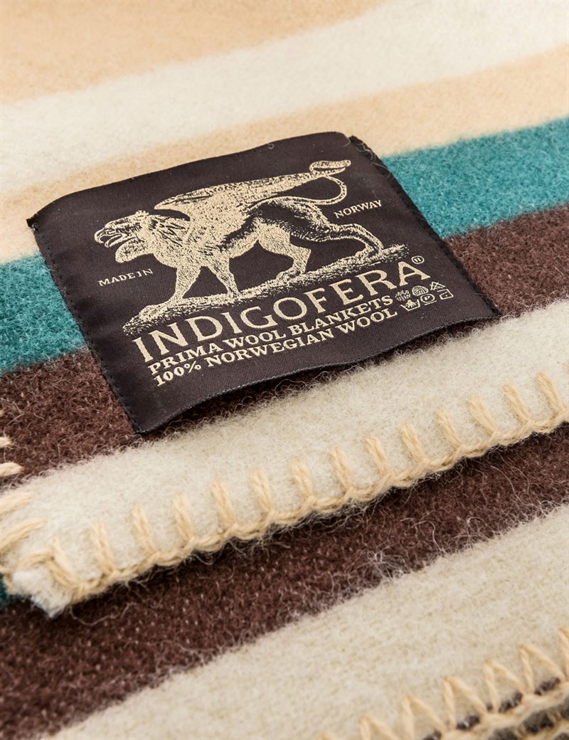 Indigofera, Scioto, Wool Blanket