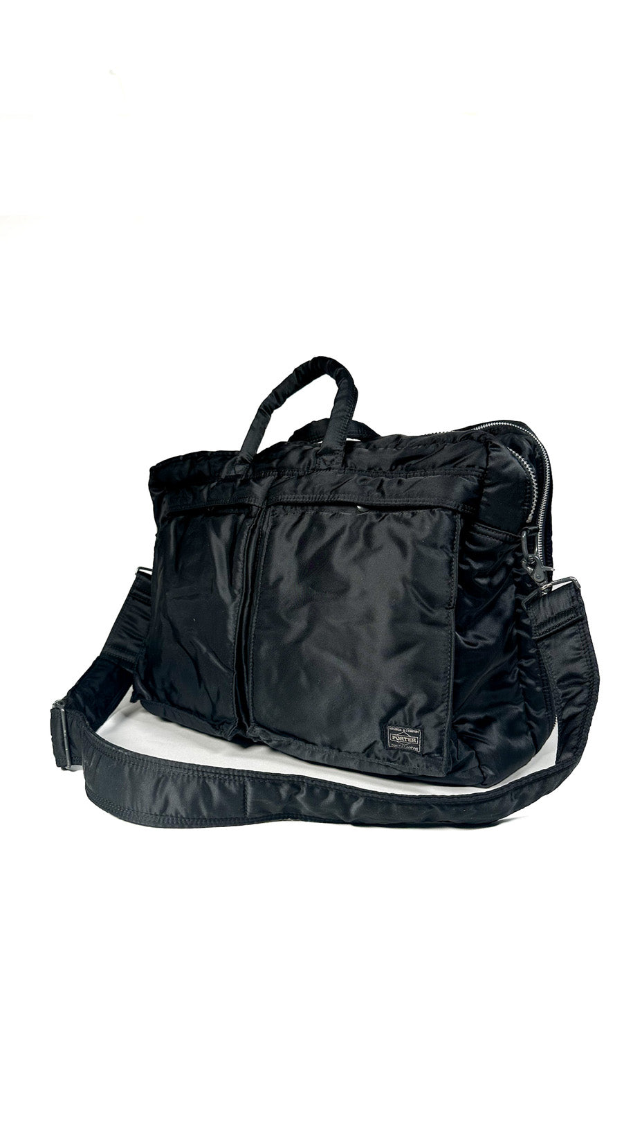 バッグ PORTER / TANKER / BOSTON BAG / BLACK Porter Yoshida & Co. 2-Way Boston Bag Tanker Briefcase, Black