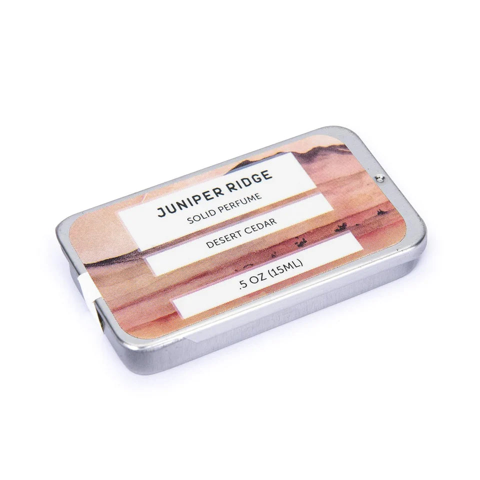 Juniper Ridge Solid Perfume, Desert Cedar