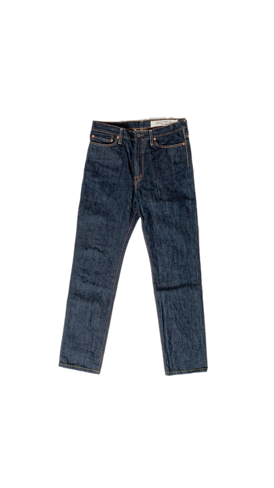 KAPITAL 14oz DENIM 5P STONE Slim Straight Rigid Denim Pants
