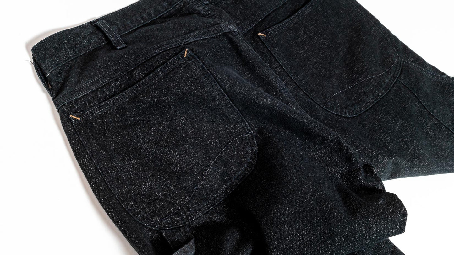 orSlow Painter Pants, Black Denim Stone