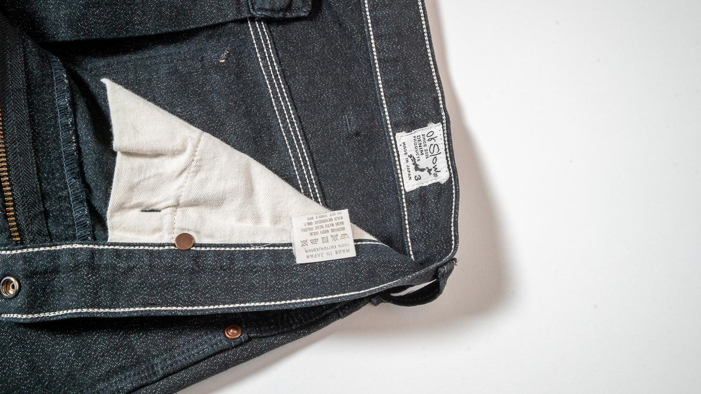 orSlow Painter Pants, Black Denim Stone