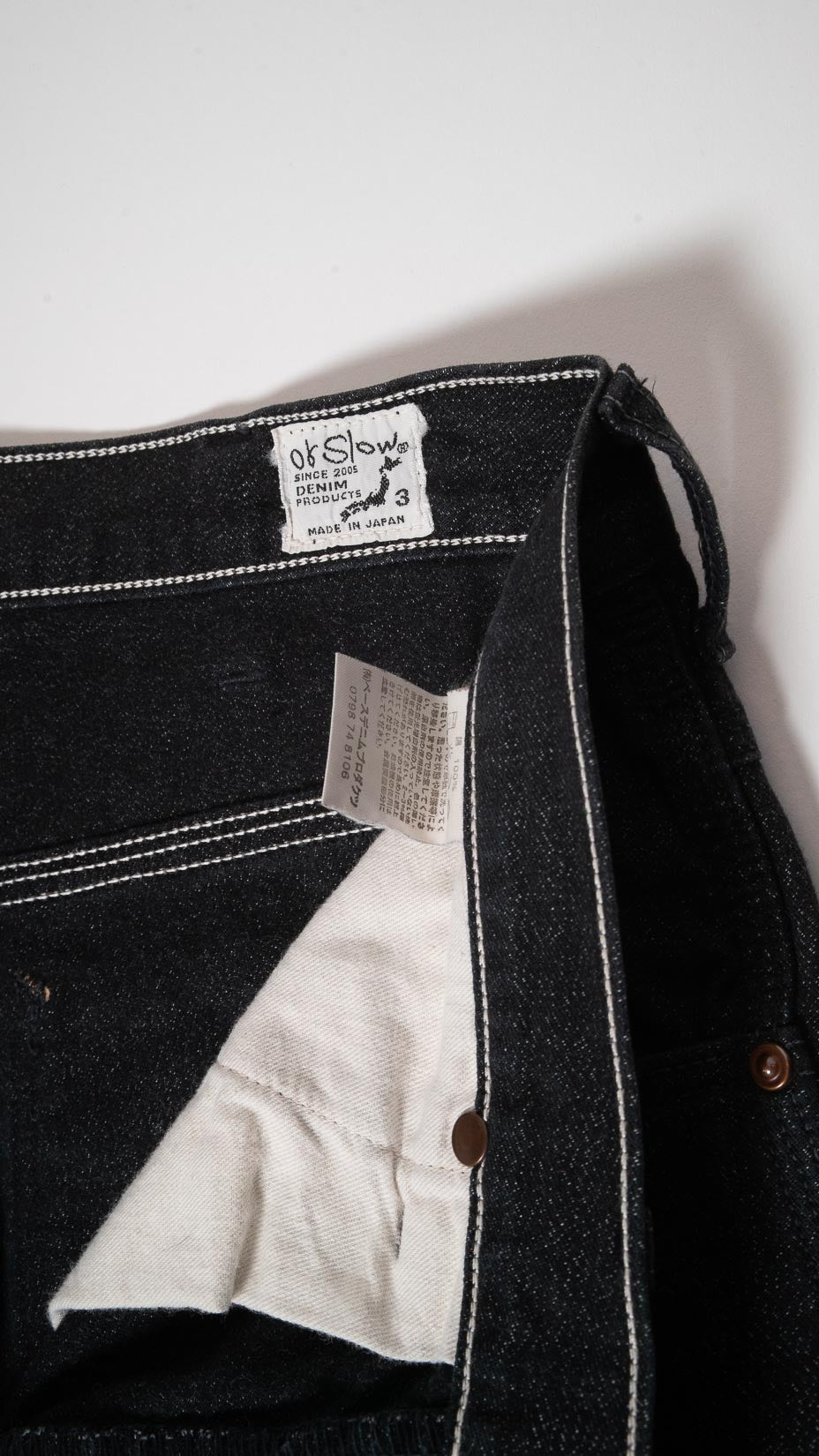 orSlow Painter Pants, Black Denim Stone