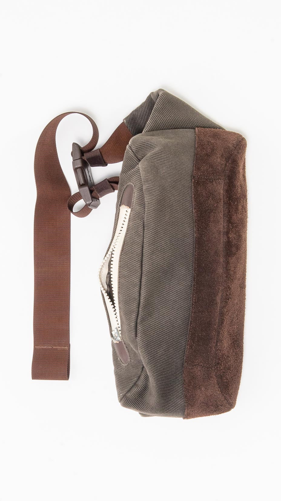 Visvim Ballistic Mini Lumbar Shoulder / Waist Bag Sage Green / Brown