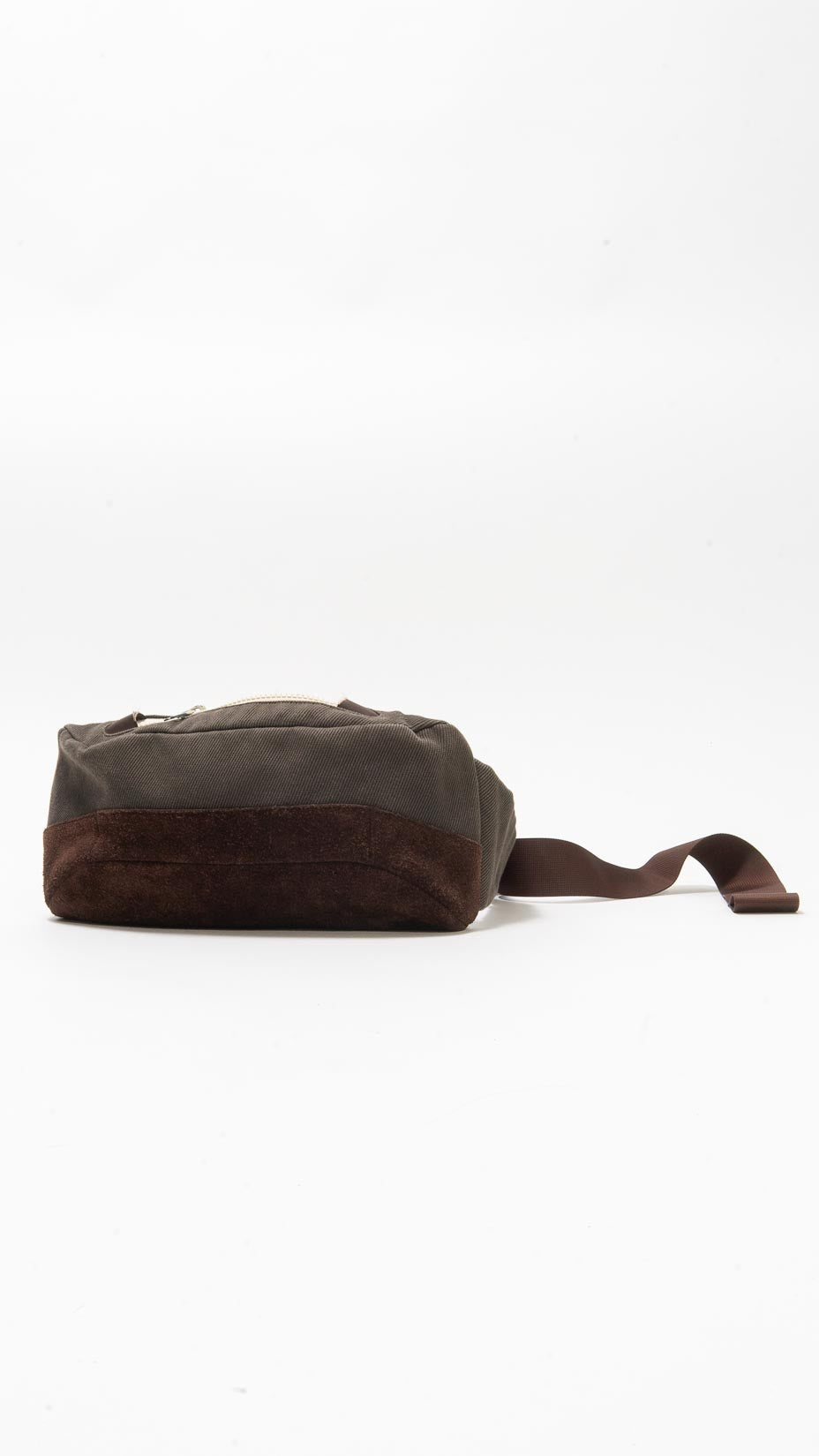 Visvim Ballistic Mini Lumbar Shoulder / Waist Bag Sage Green / Brown