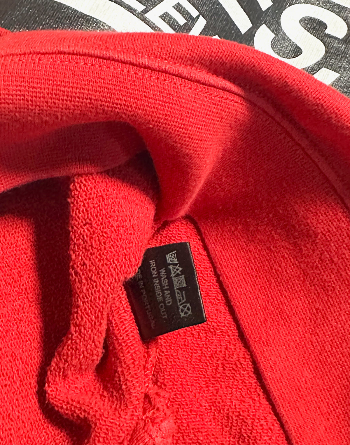 Raf Simons Newspaper zip Sweatshirt, Red, S