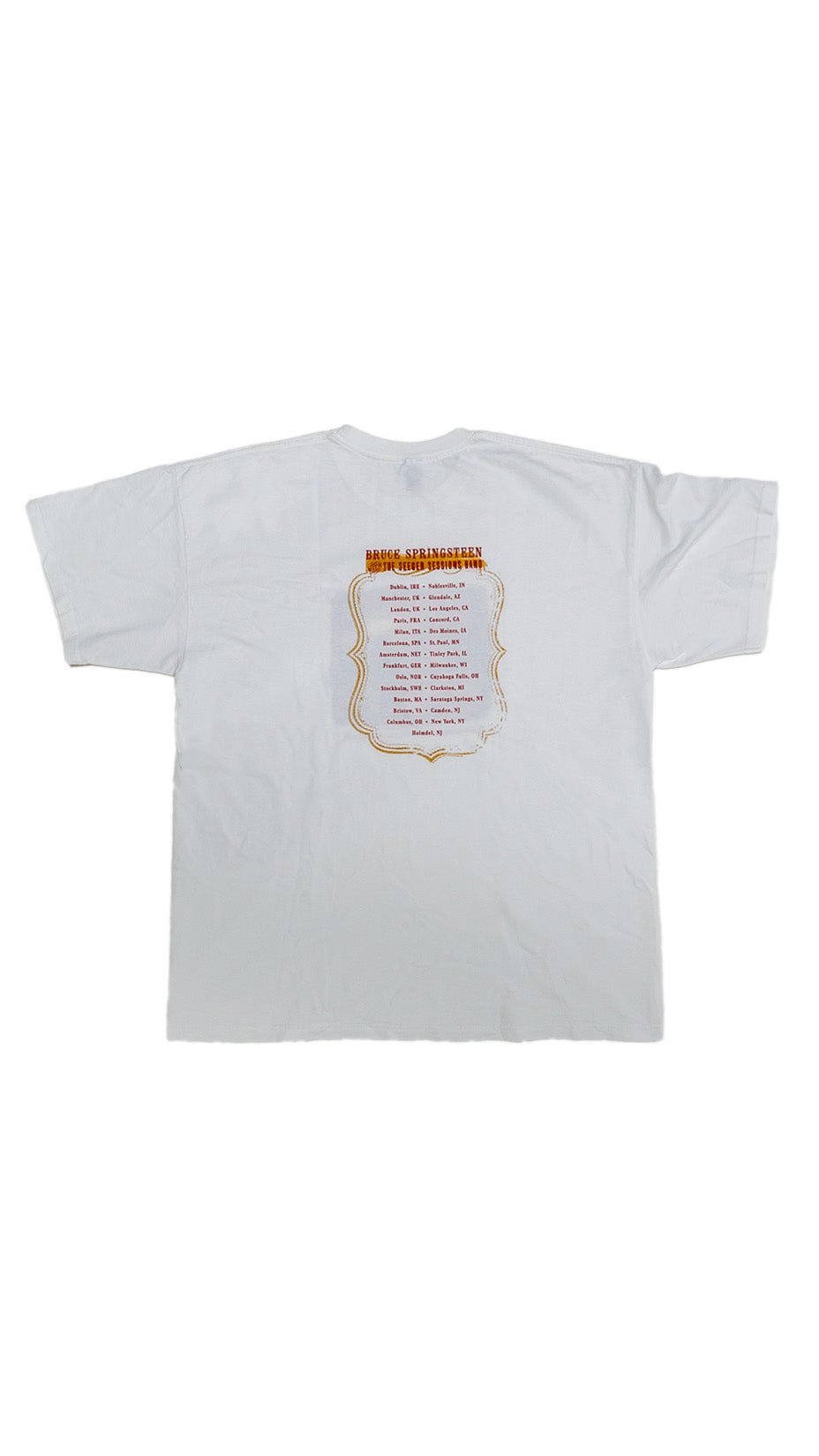 Bruce Springsteen with The Seeger Sessions Band Tour T-shirt — XL