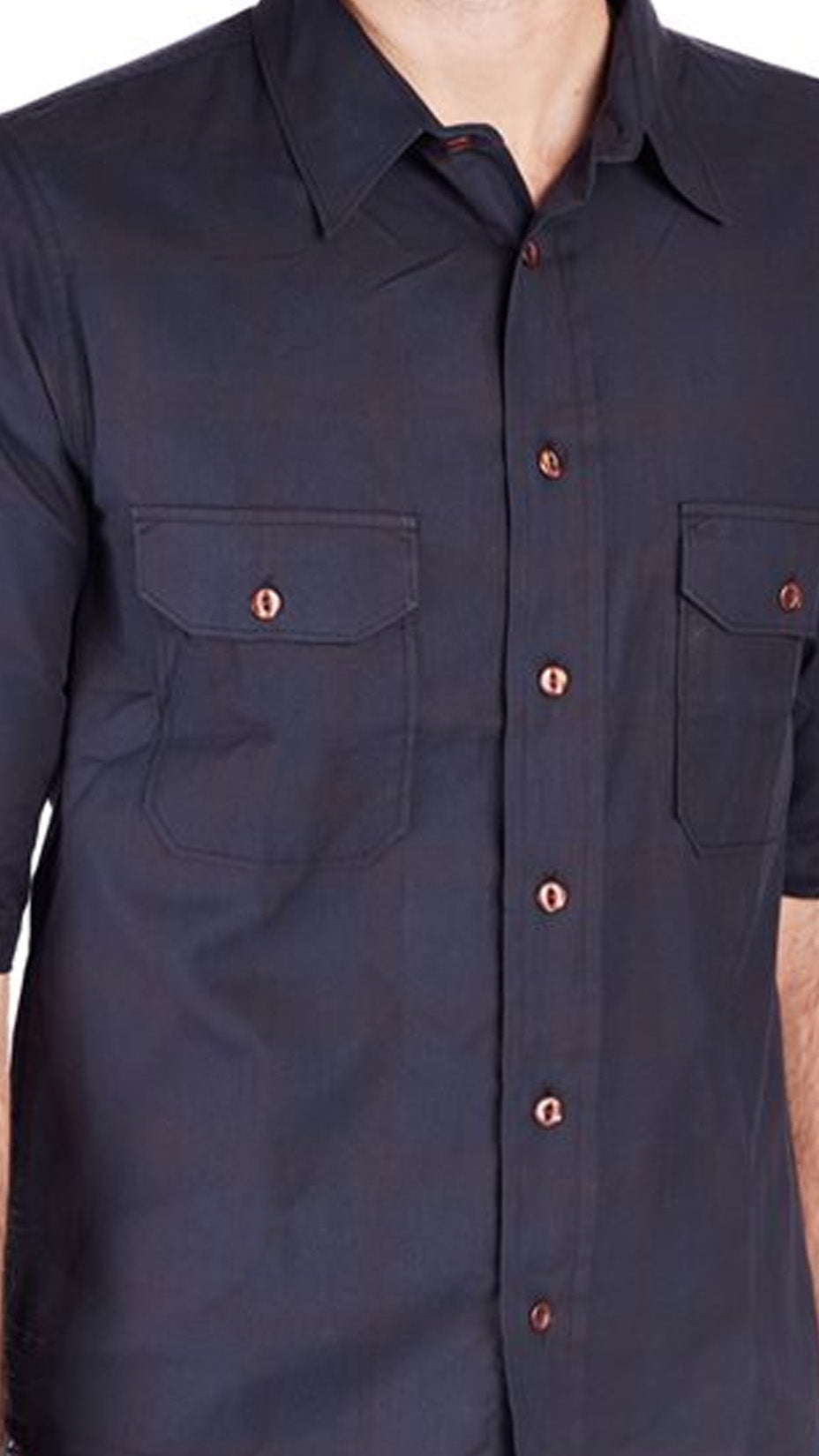 Indigofera, Delray Shirt, Navy/Black Check