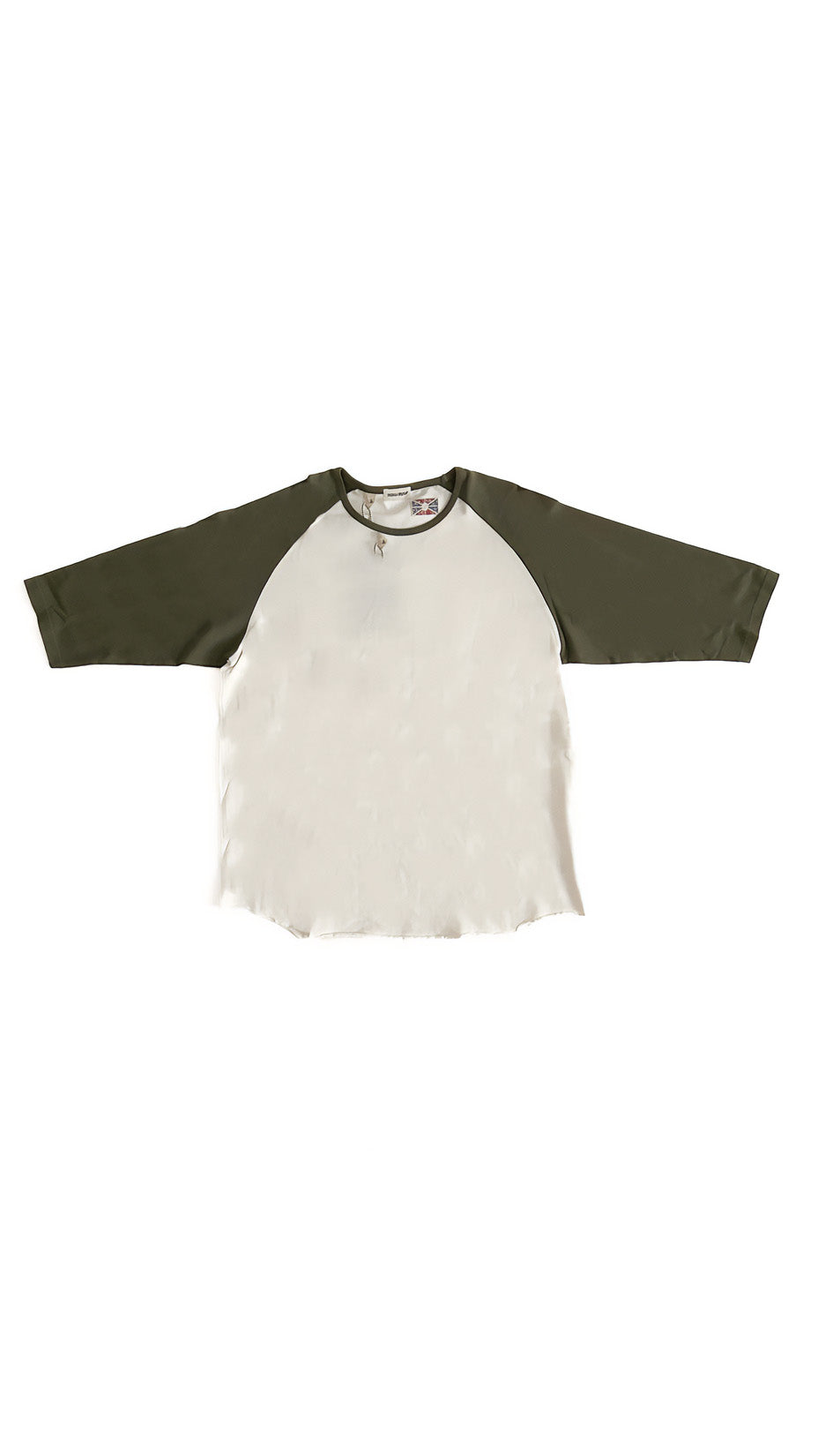 Indigofera, Leon Raglan Shirt, Cocatoo/Burnt Olive