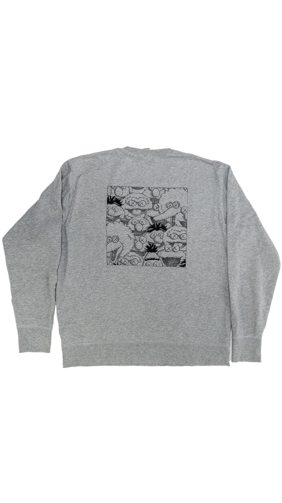 KAWS x Uniqlo x Sesame Street XX Sweatshirt, Grey — L