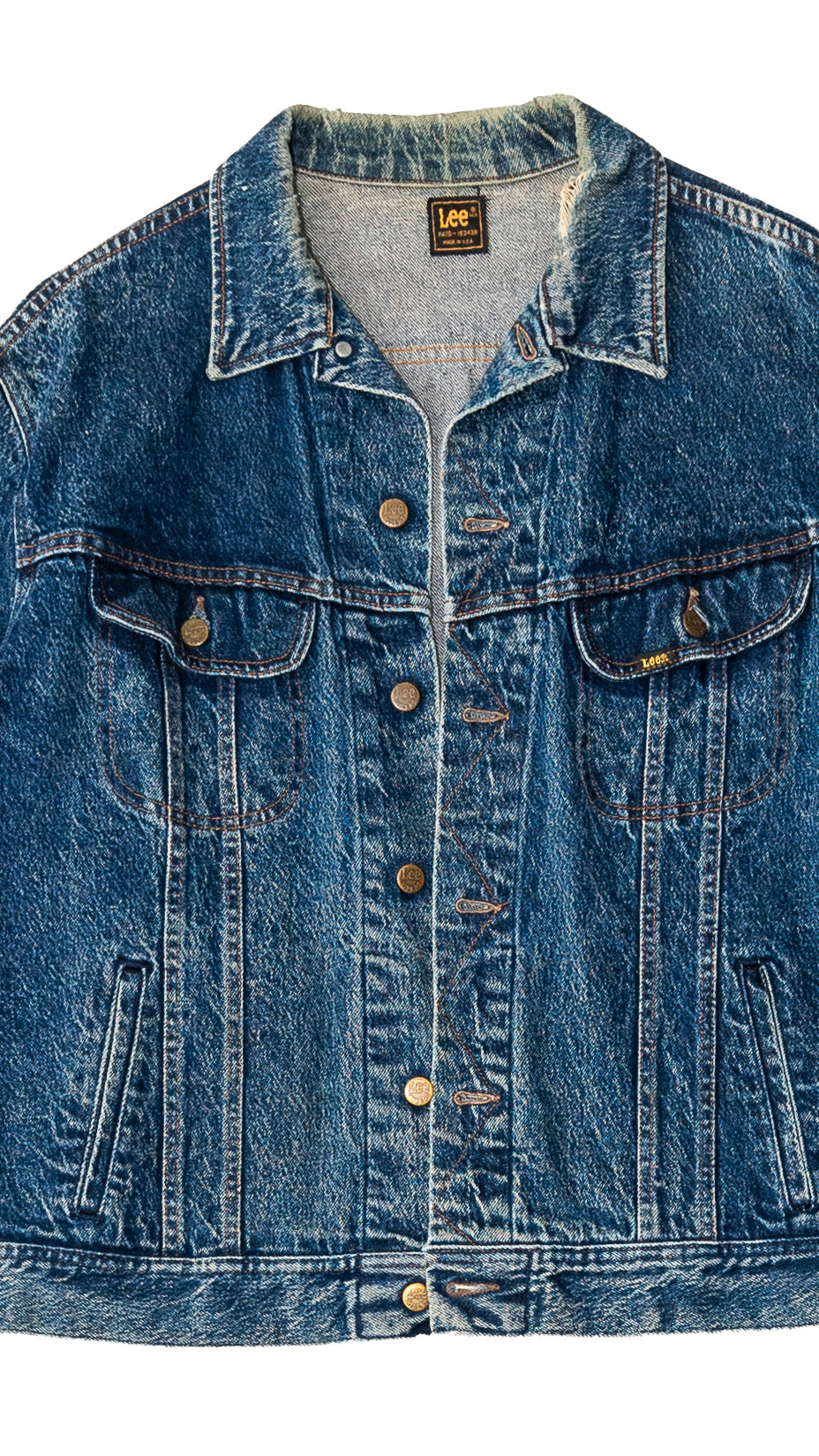 Lee 90s Denim Jacket, Made In USA — XL