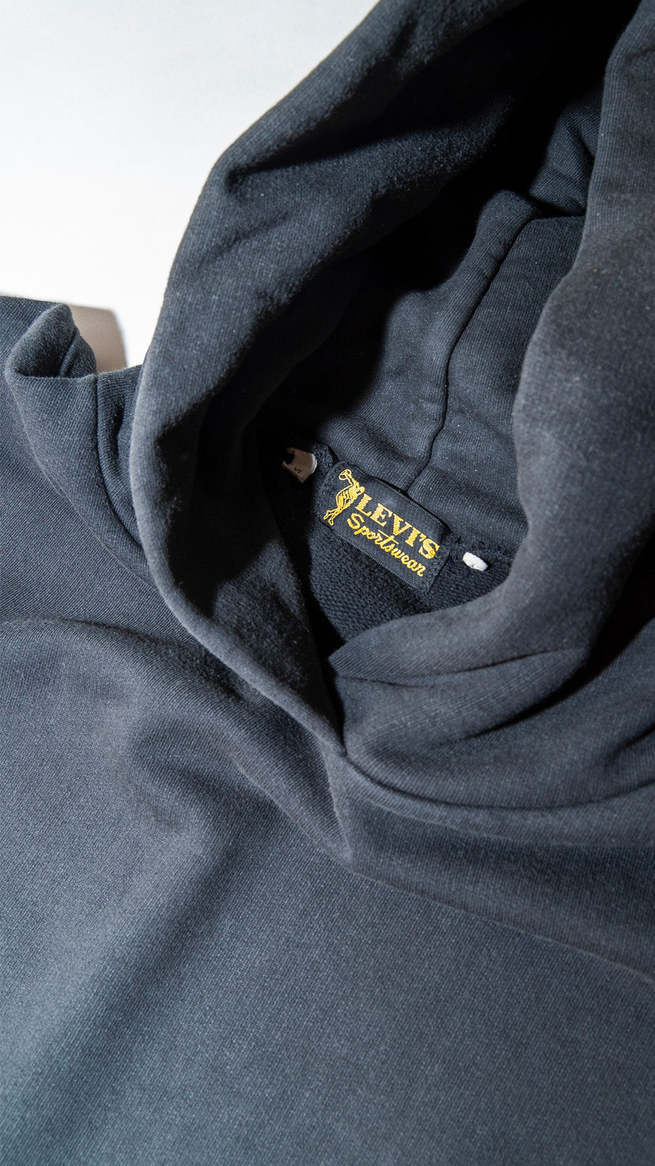 LVC Levi's Vintage Clothing 1950's Sportswear Hoodie, Black, XL