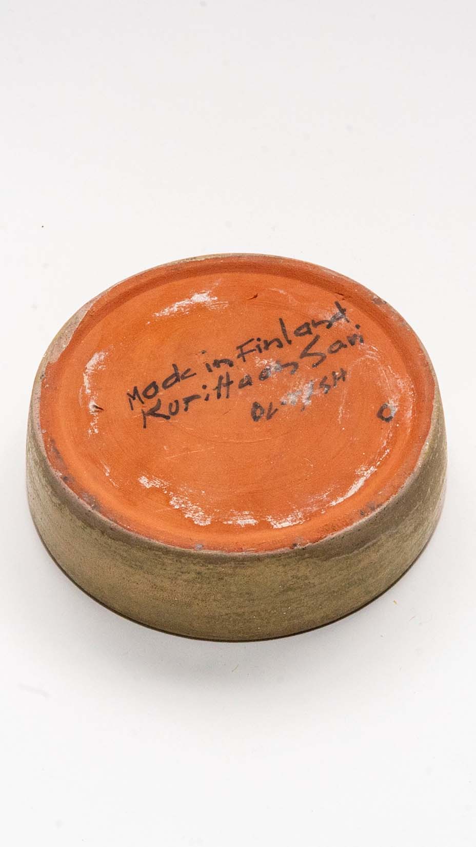 Kupittaan Savi, Ceramic Bowl, Hand-painted