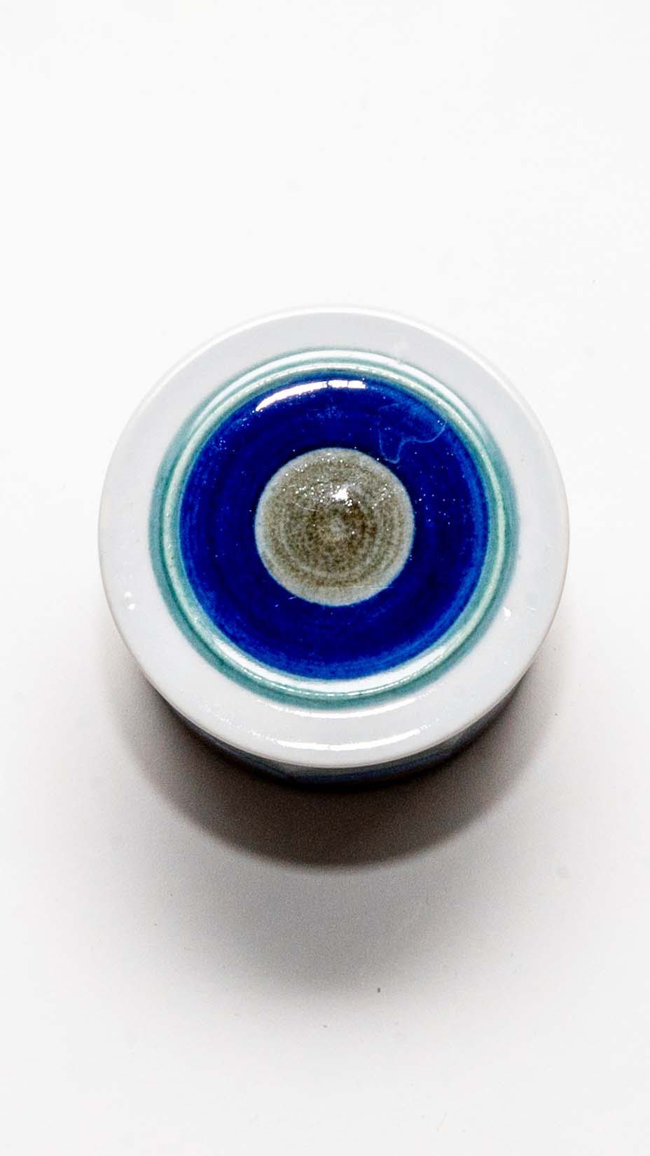 Pentik, Small Ceramic Bowl with Lid, Hand-painted