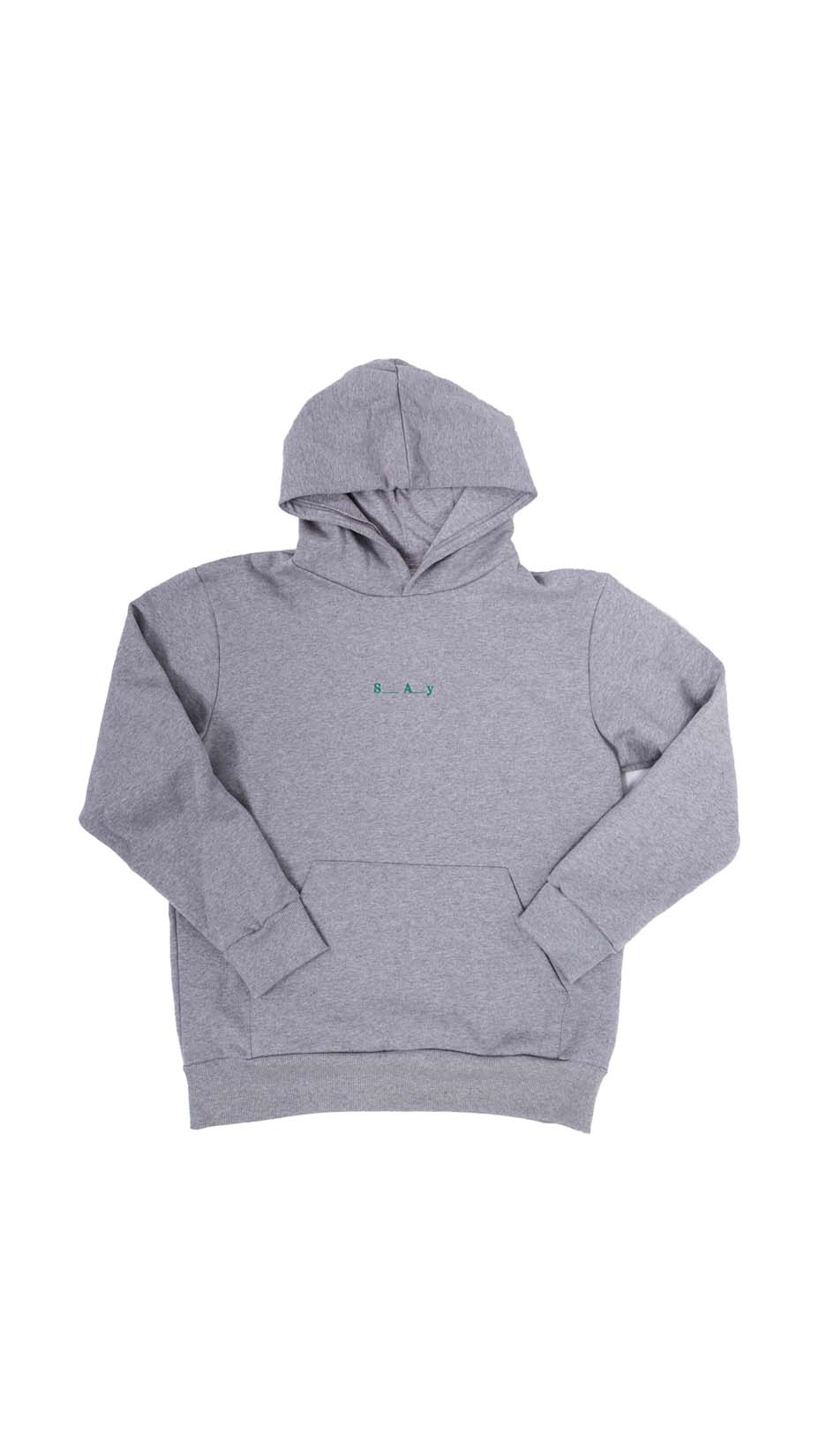 Side Alley, s_a_y hoodie, grey