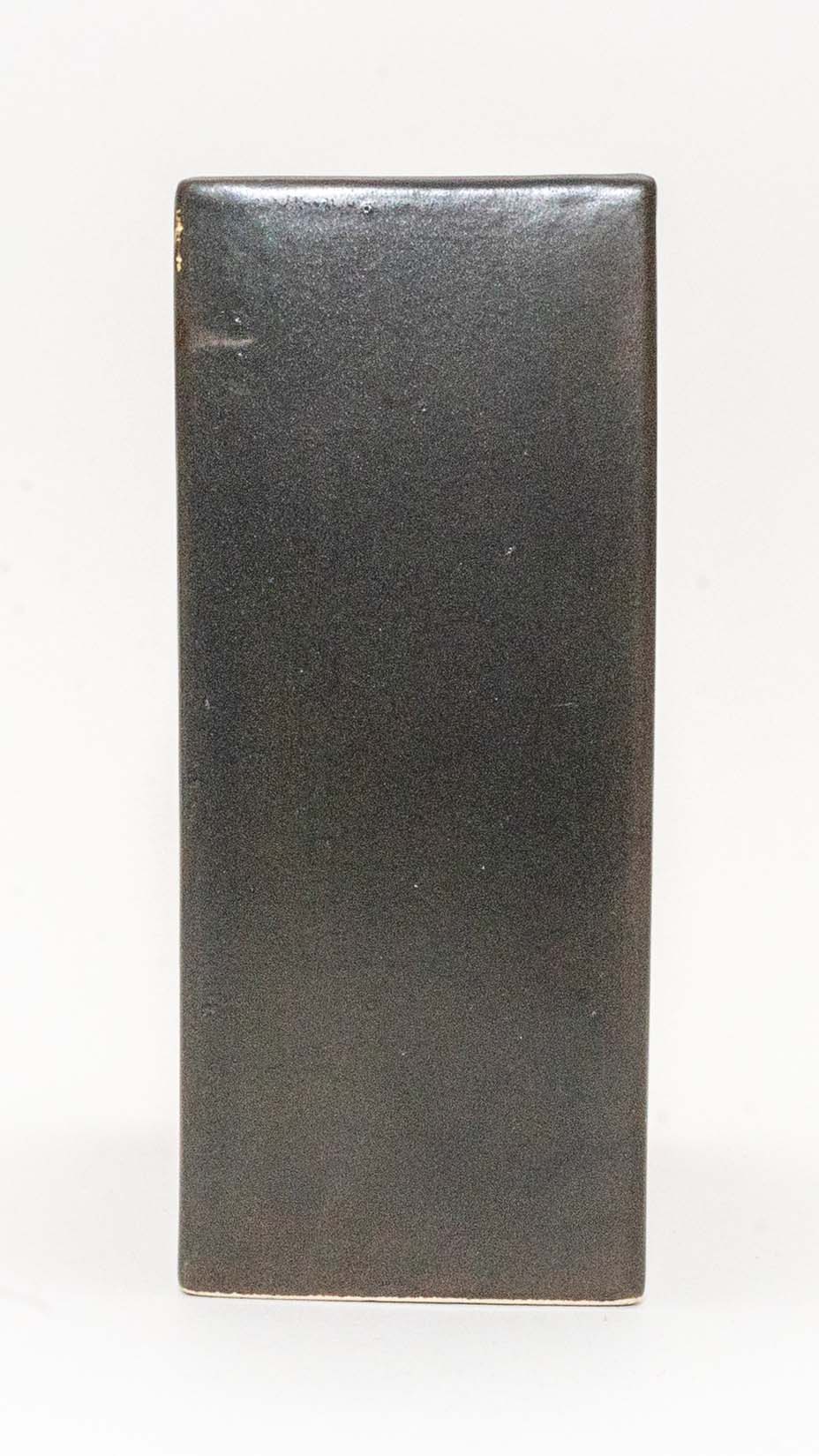 Arabia, Angular Vase, Black/Dark Brown