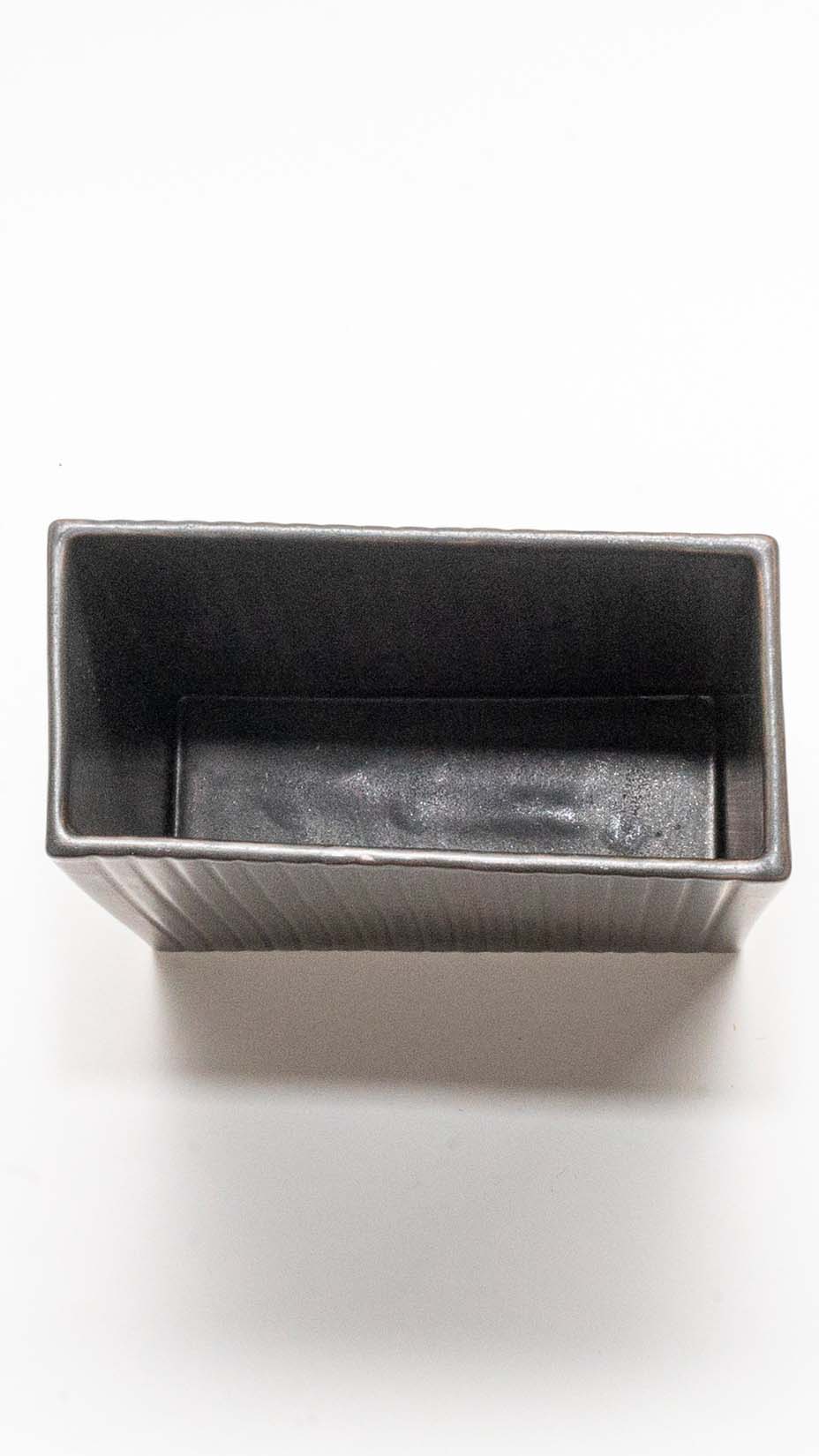 Arabia, Angular Vase, Black/Dark Brown