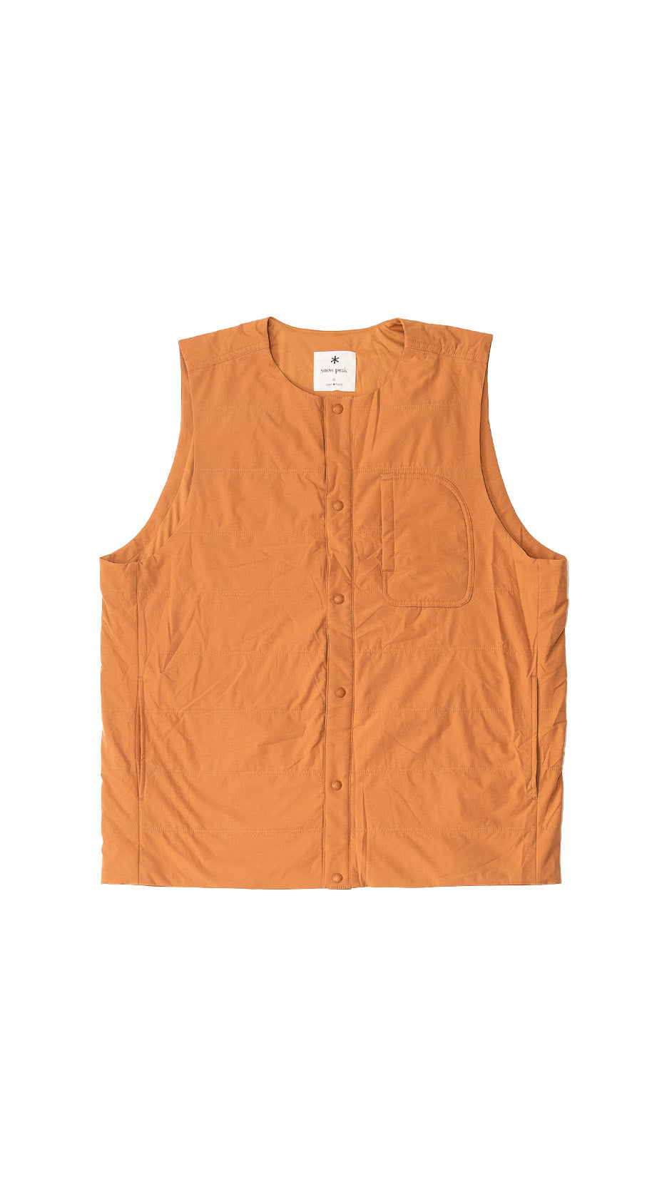 Snow Peak — Flexible Insulated Vest, Brown