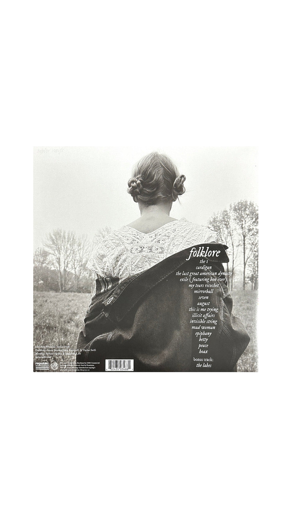 Taylor Swift, Folklore, LP