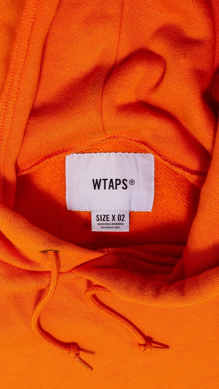 WTAPS Home Base Hoodie, Orange — XL