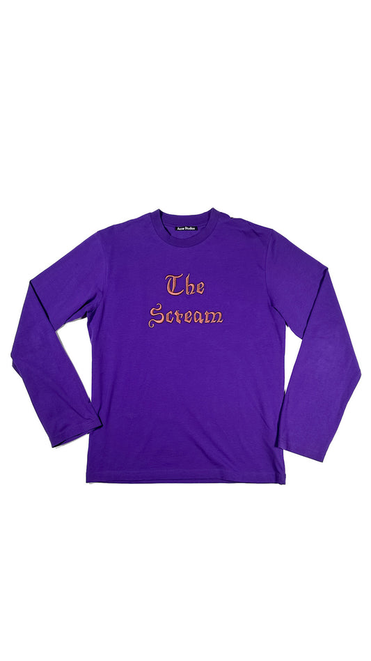 Acne Studios Scream longsleeve t-shirt — purple, S