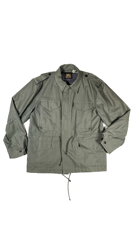 Indigofera Amhearst M-51 Jacket, Bell Sateen, Green, M