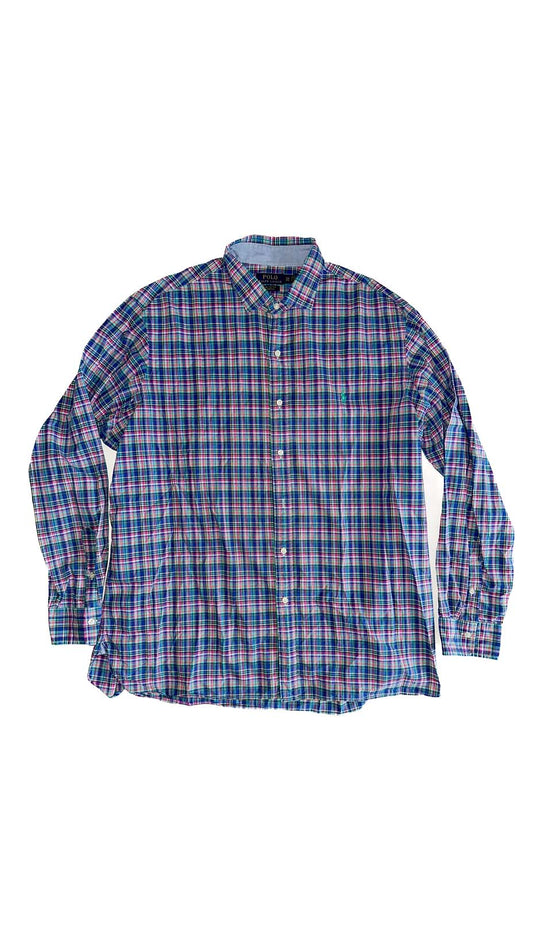 Polo Ralph Lauren — colorful oxford shirt, XXL