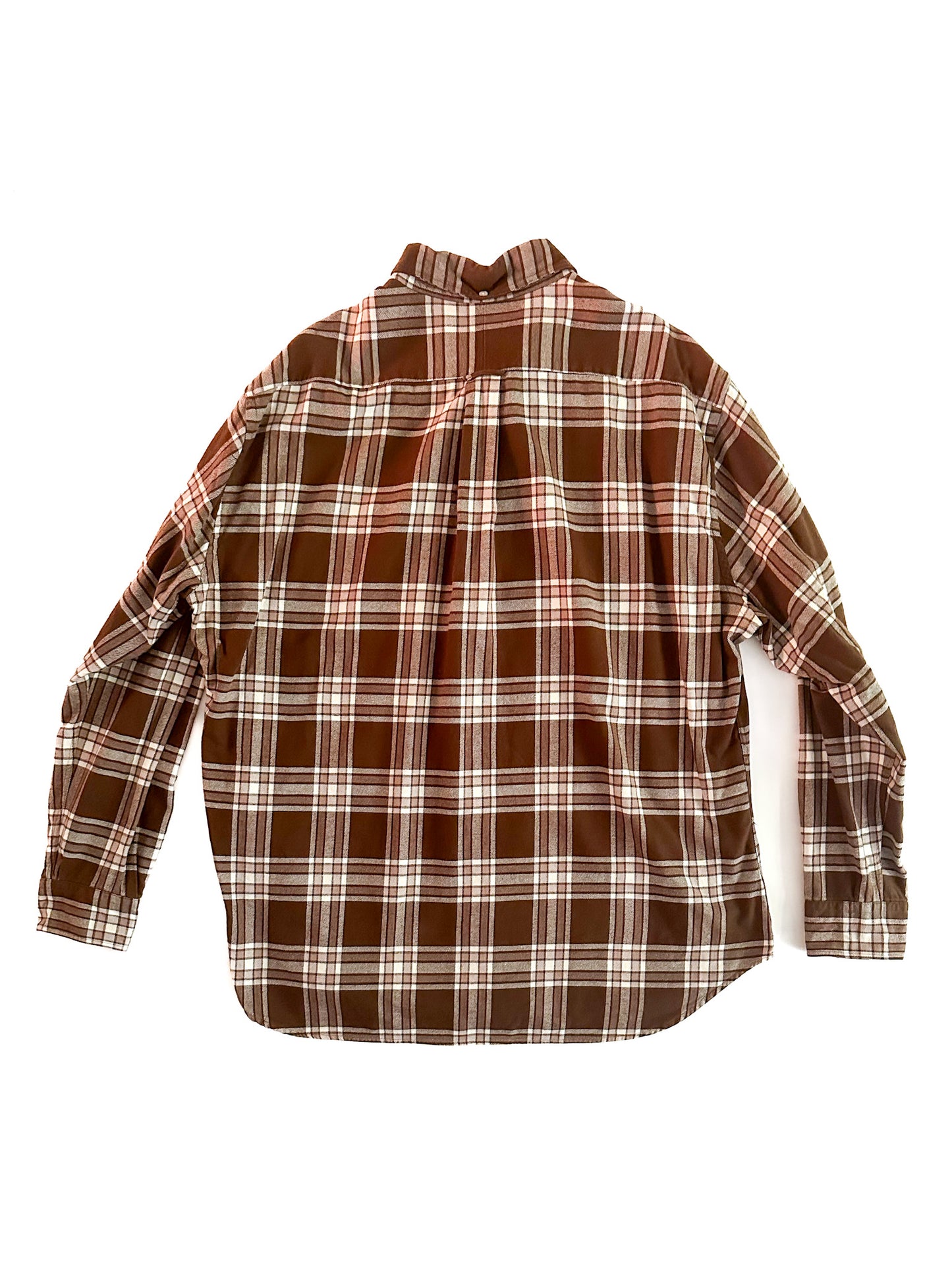 Gitman Bros, Brown Oxford Shirt, Made in USA, XXL