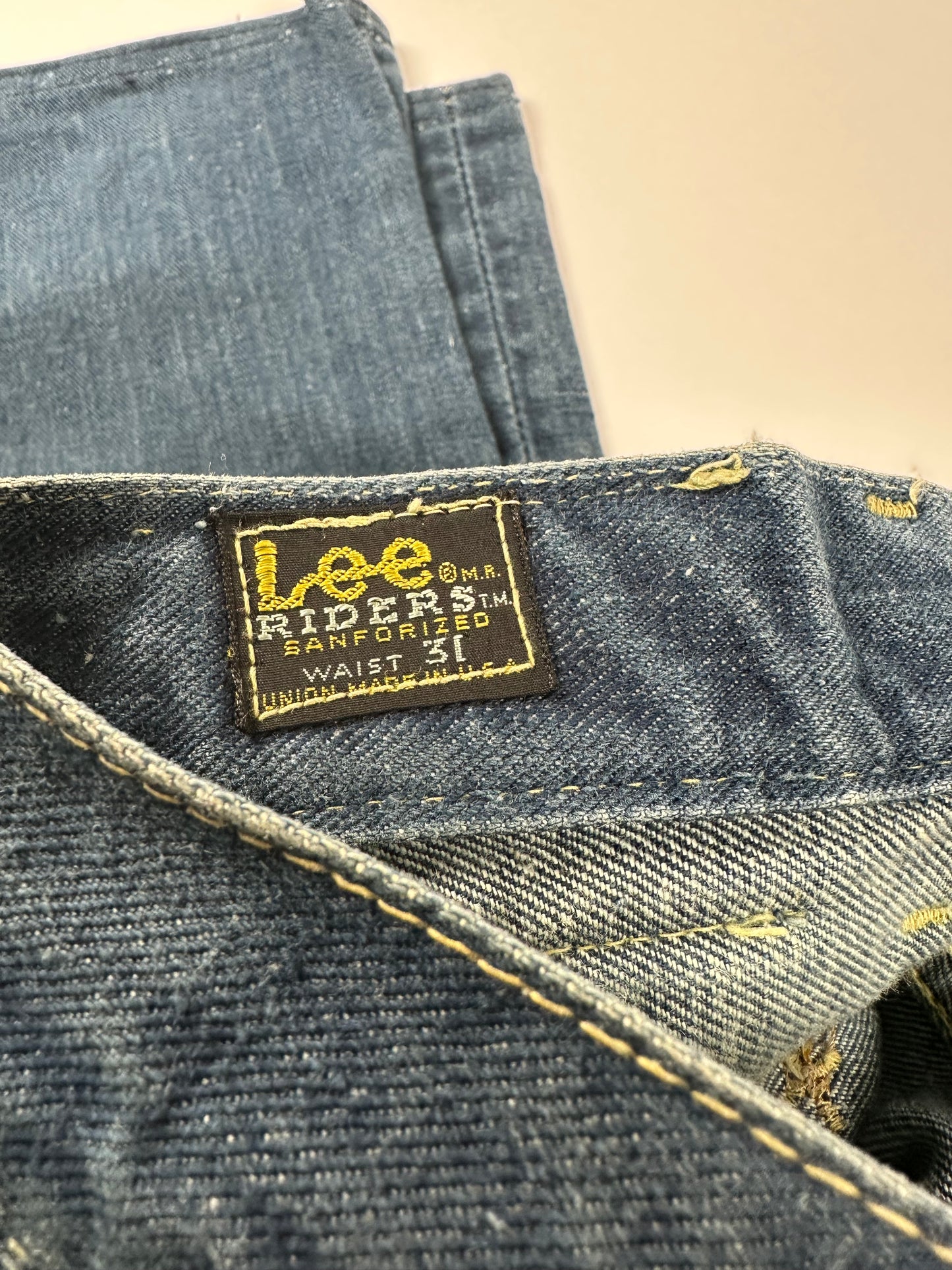 Vintage 70s Lee Riders Jeans, Made in USA, 31