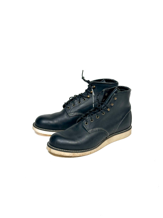 Red Wing Shoes — 2951 Black Leather Rover Boots, Made in USA, US 11.5