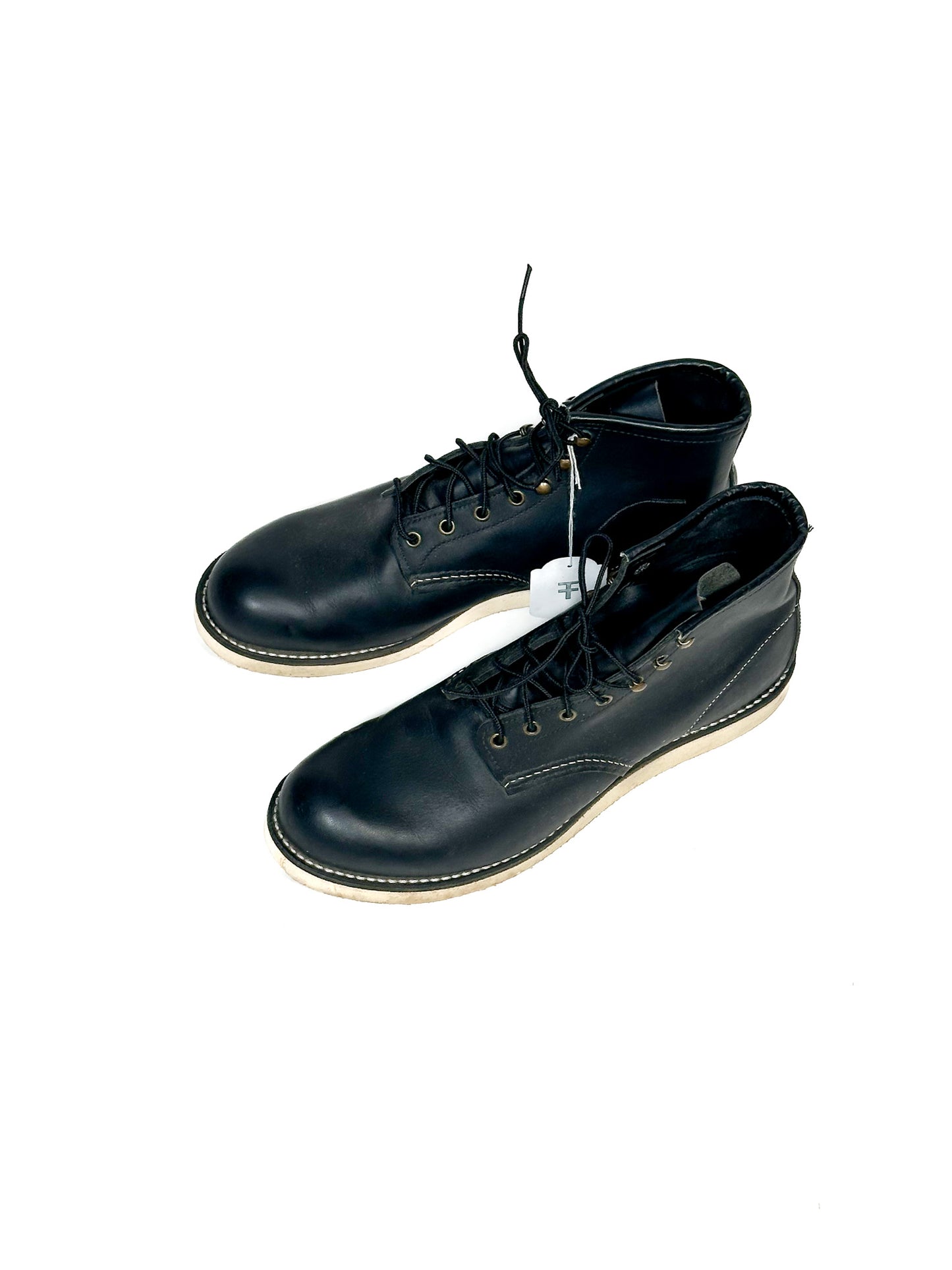 Red Wing Shoes — 2951 Black Leather Rover Boots, Made in USA, US 11.5