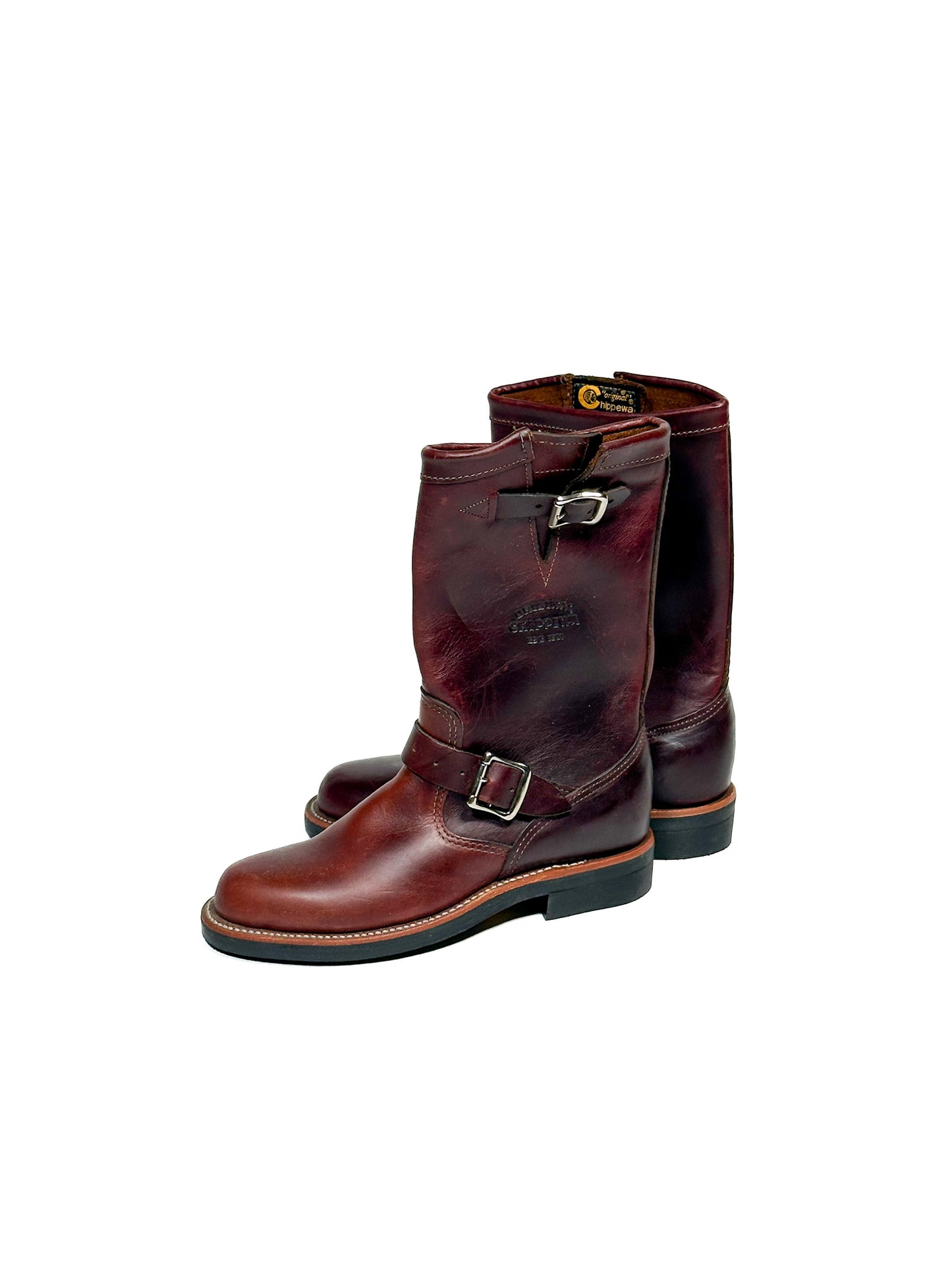 Chippewa Raynard 1901W16 Cordovan Engineer Boots, 7M (EU37,5), Made in USA (unworn)