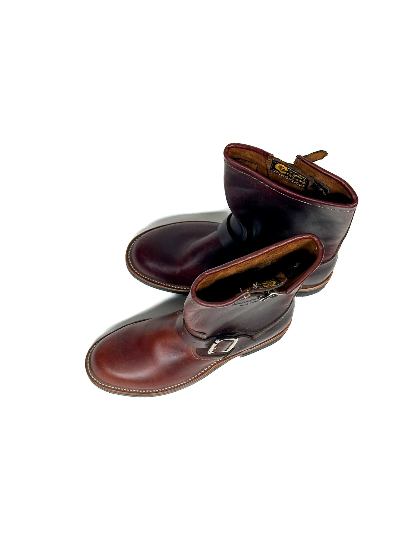 Chippewa Raynard 1901W16 Cordovan Engineer Boots, 7M (EU37,5), Made in USA (unworn)